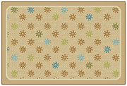 Sunshine Flowers Value Rug - 3ft x 4ft 6in - Rectangle - Tan