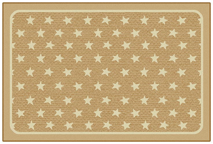 Super Stars Decorative Rug Nature Colors - 3ft x 4ft 6in - Rectangle - Brown