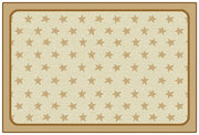 Super Stars Decorative Rug Nature Colors  - 4ft x 6ft - Rectangle - Tan