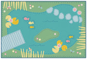 Tranquil Pond Tranquil Colors Value Rug  - 4ft x 6ft - Rectangle Green - Light Green