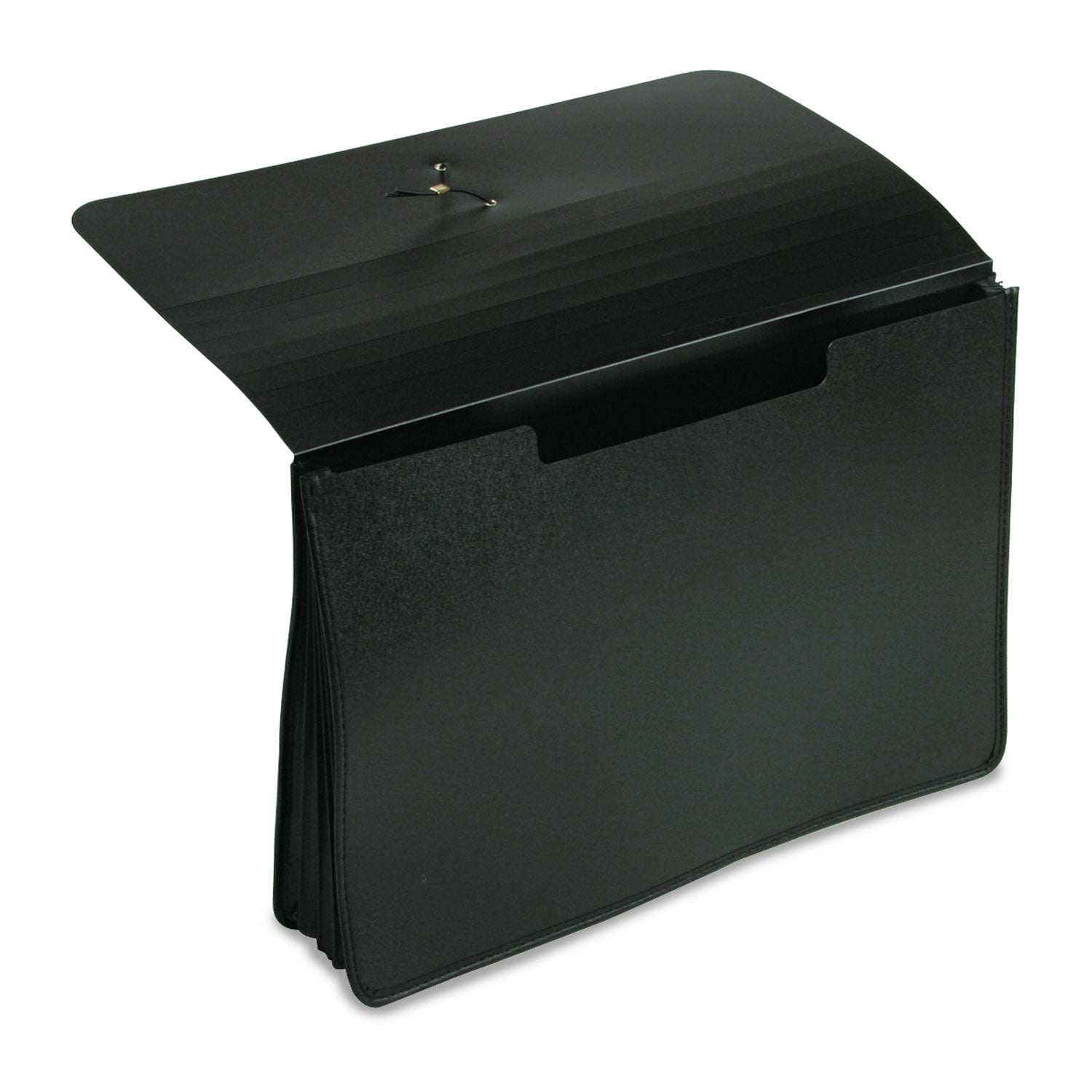 Pendaflex Legal Expanding File - 5 1/4" Folder Capacity - 8 1/2" x 14" - 5 1/4" Expansion - Plastic - Black - Moisture Resistant - 1 Each