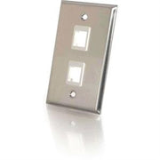 2 Port Single Gang Stainless