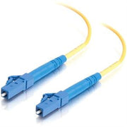 C2G/Cables to Go 37106 LC-LC 9/125 OS1 Simplex Single-Mode PVC Fiber Optic Cable (5 Meters, Yellow)