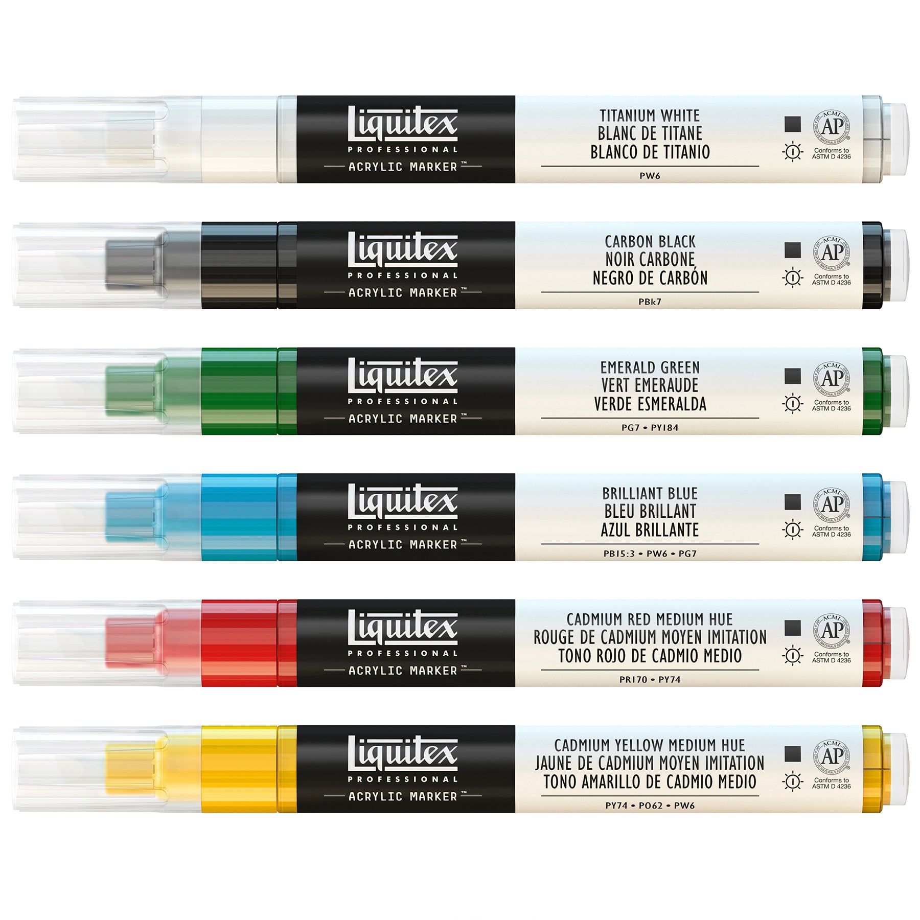 LQ Paint Marker Fine 6 Set - Classics