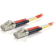 C2G 1m LC-LC 62.5/125 OM1 Duplex Multimode PVC Fiber Optic Cable - Red - Patch Cable - 3.3 Ft - Red