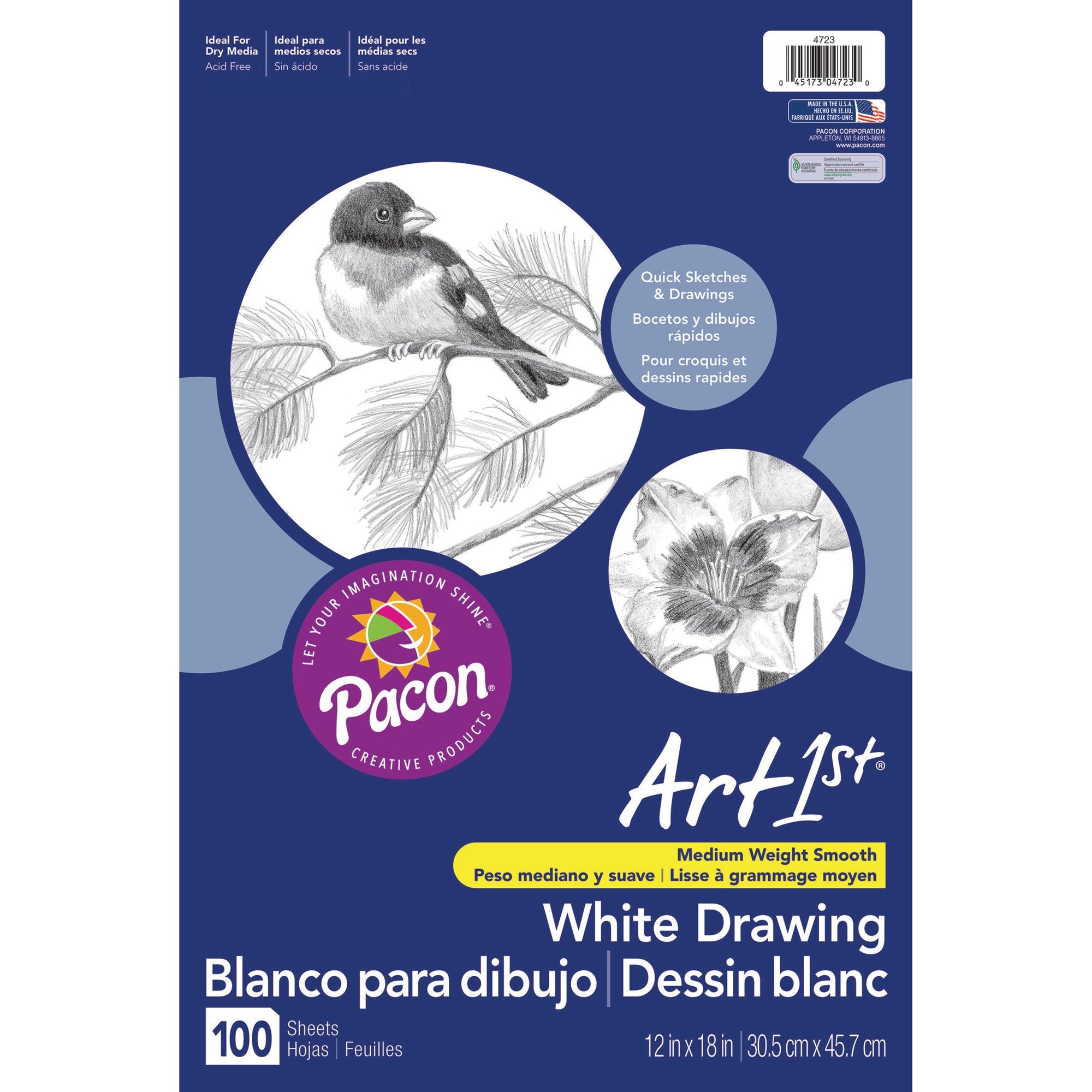 Pacon UCreate Drawing Paper  12  X 18