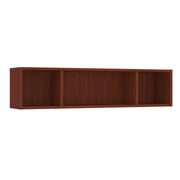 OfficeSource Laminate Open Hutch for U-Leg Desk - 71"W x 15"D - Cherry