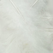 Flat Turkey Feathers 14g-White