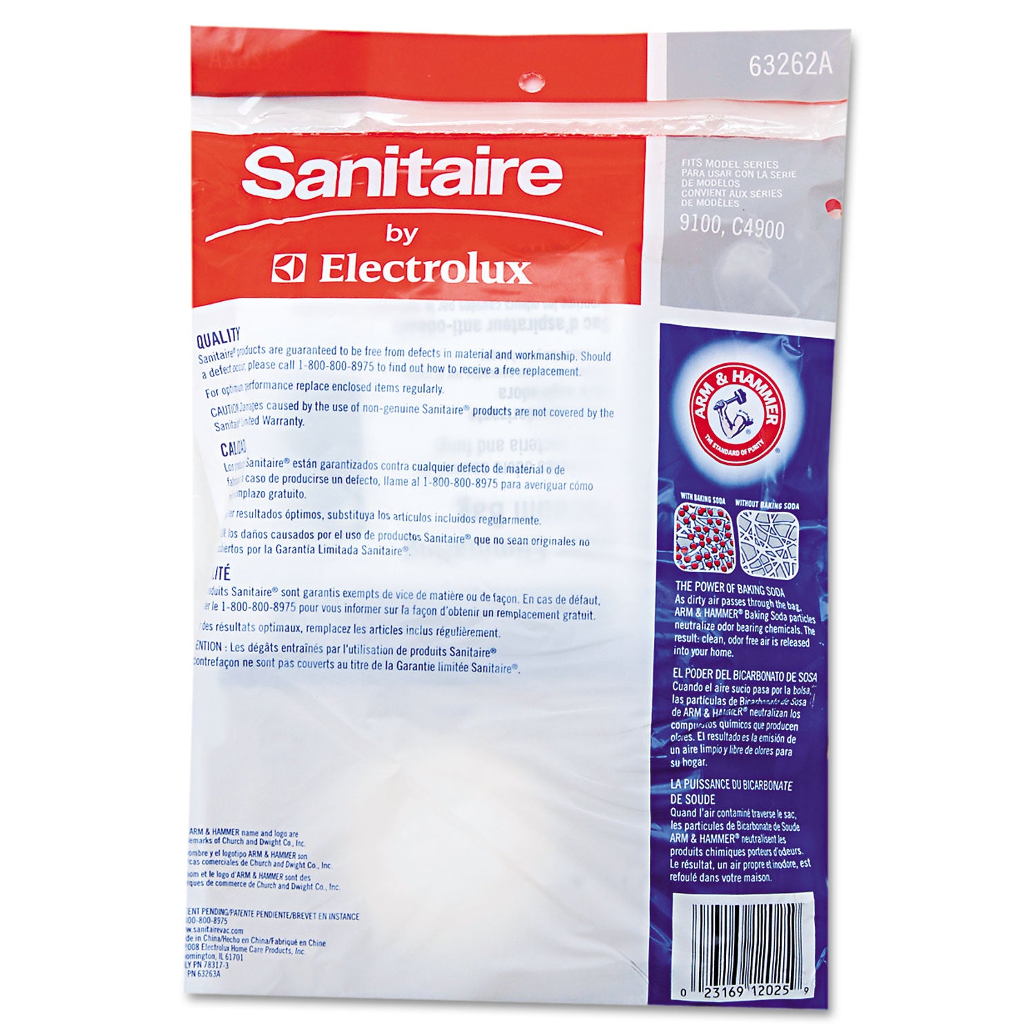 SD Premium Allergen Vacuum Bags for SC9100 Series, 5/Pack, 10 Packs/Carton