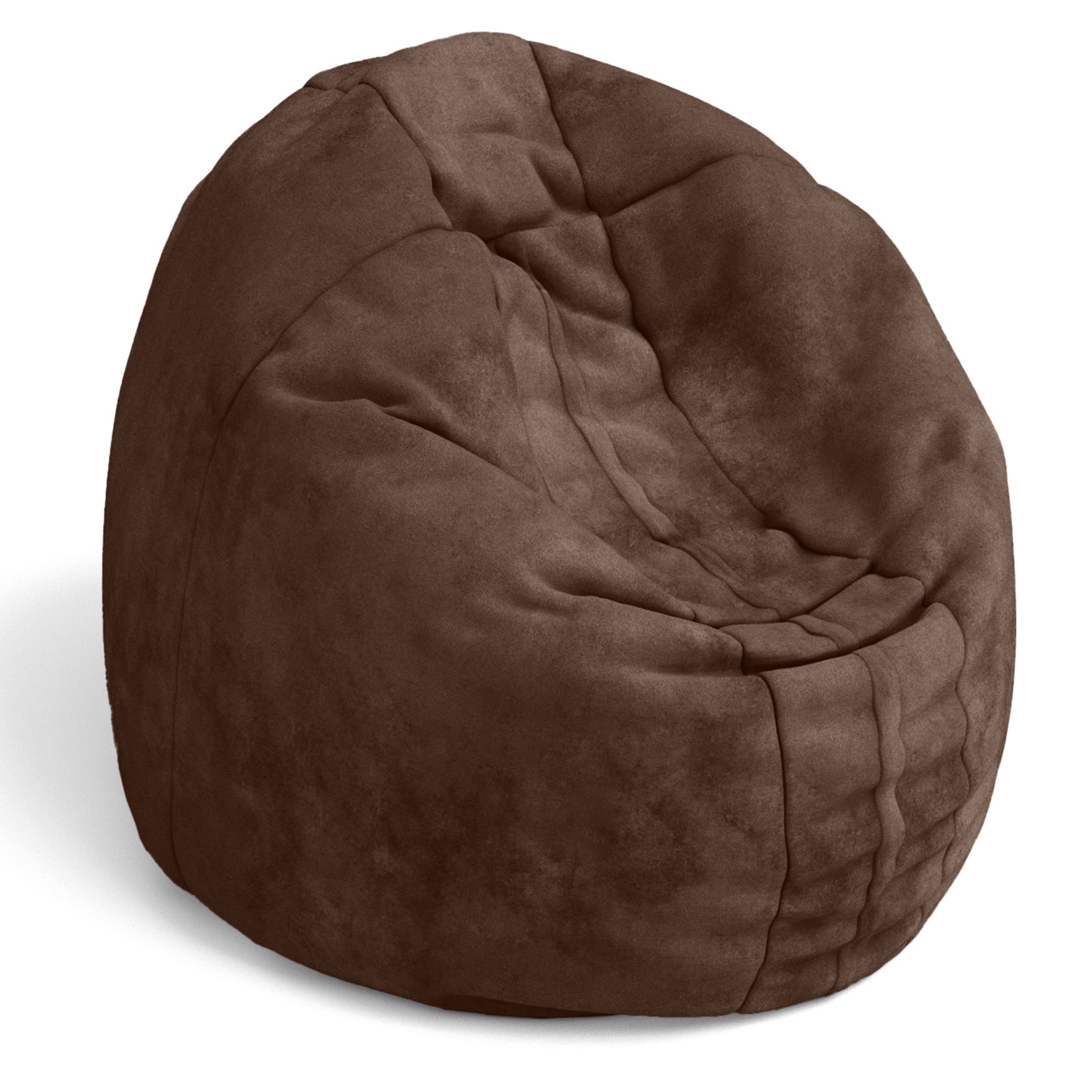 Jaxx Cocoon 4 Foot Bean Bag Chair and Crash Pad, Chocolate