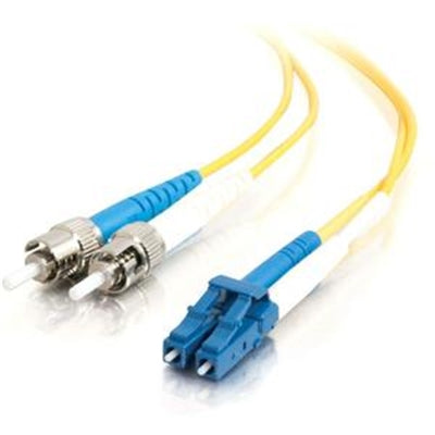 C2G 37476 See Product Details LC/ST Duplex 9/125 Single Mode Fiber Patch Cable