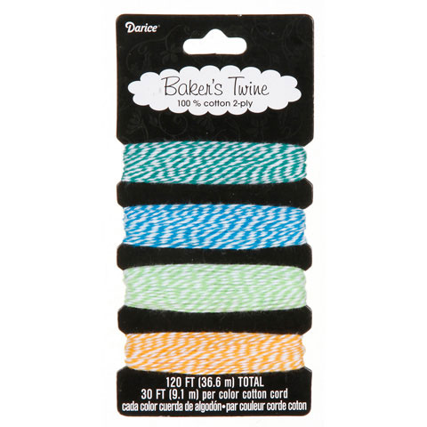 Bakers Twine Tutti Fruitti 4 Asst Colors Cotton 120Ft Total