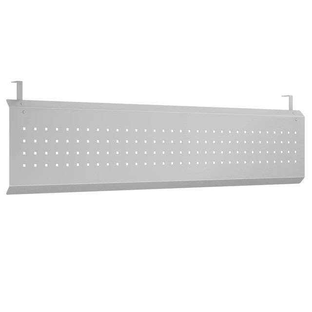 OfficeSource  Metal Perforated Modesty Panel - 65"W - Silver