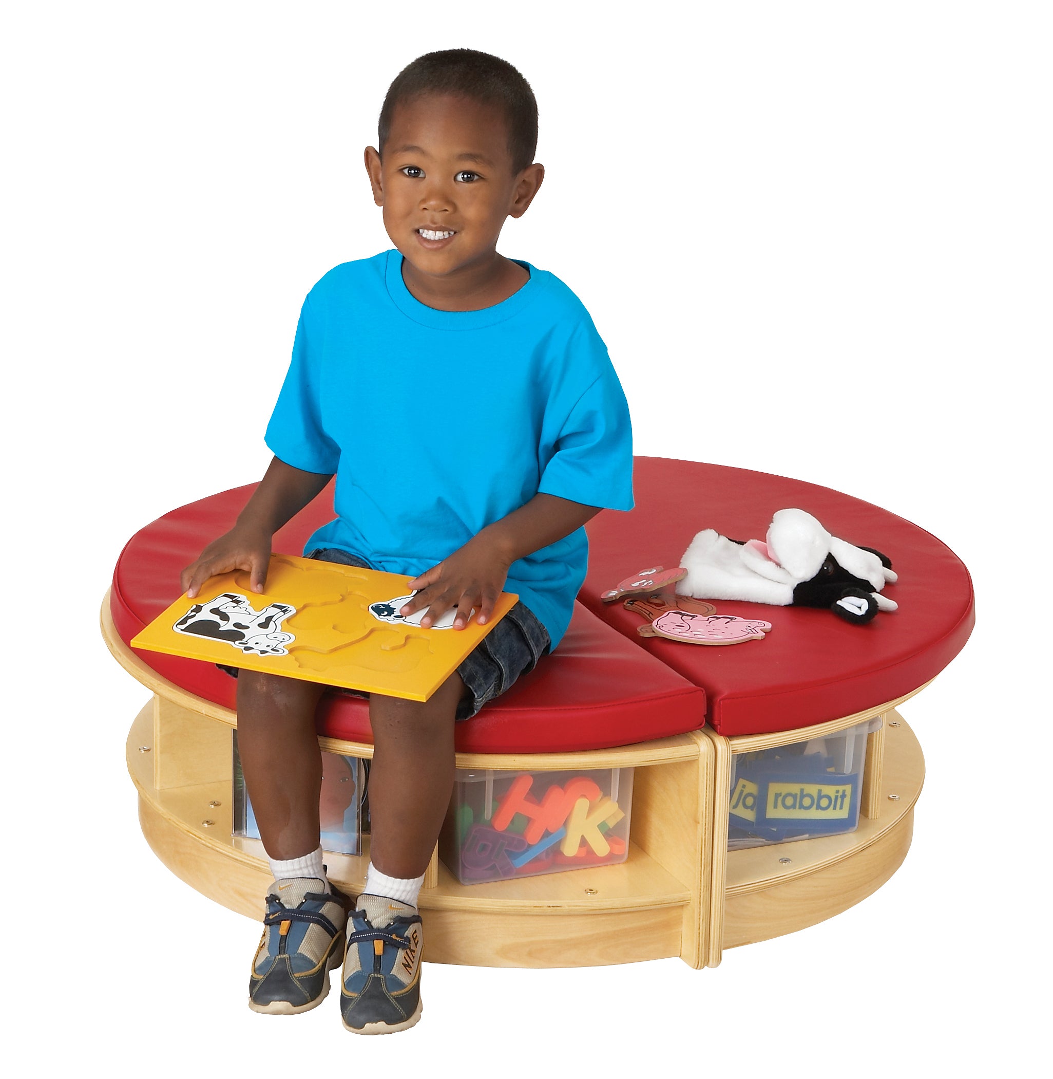 Jonti-Craft® Read-a-Round Semi - Red