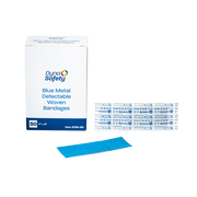Blue Metal Detectable Woven Bandage, 1” x 3” - 50 pcs per Box/24 Boxes per Case