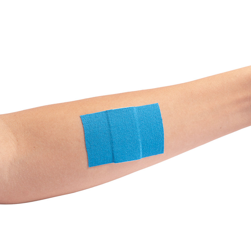 Blue Metal Detectable Woven Bandage, 2” x 3” - 6 pcs per Box/50 Boxes per Case