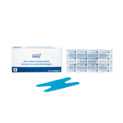 Blue Metal Detectable Woven Bandage, Knuckle - 8 pcs per Box/50 Boxes per Case