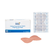 Heavy Duty Woven Fabric Bandage, 1 ¾” x 3” (X-Long Fingertip) - 10 pcs per Box/50 Boxes per Case
