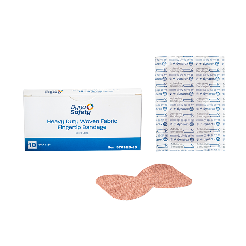 Heavy Duty Woven Fabric Bandage, 1 ¾” x 3” (X-Long Fingertip) - 10 pcs per Box/50 Boxes per Case