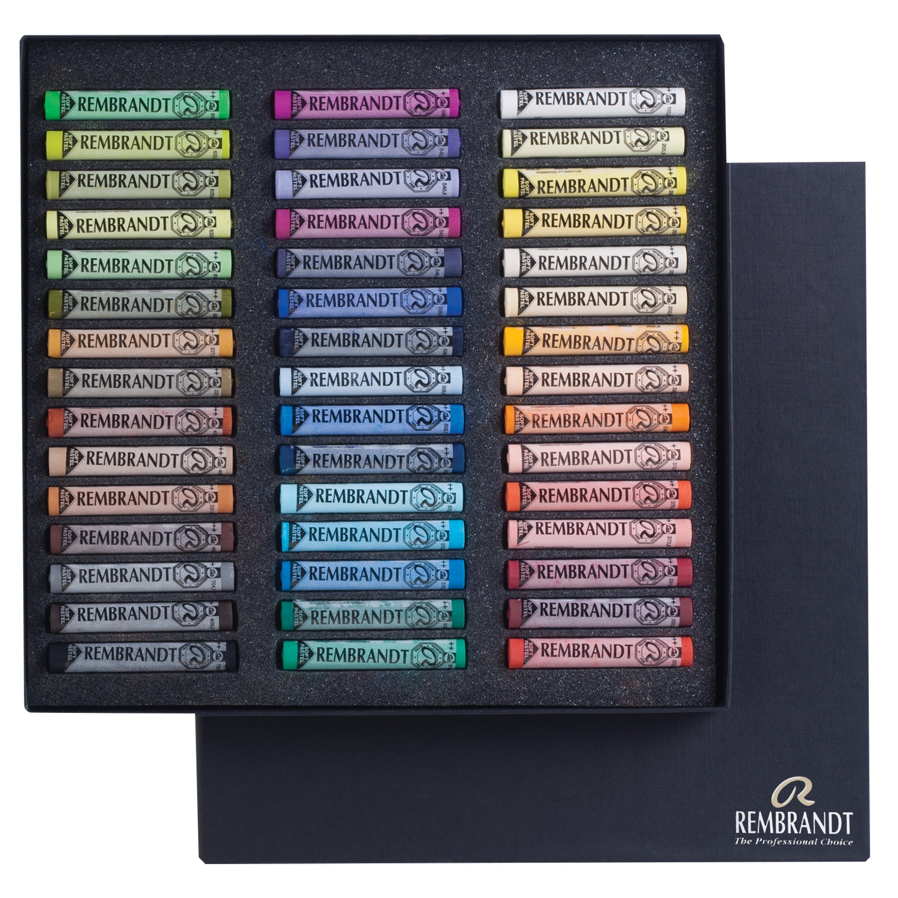 Soft Pastel Cardboard Box Set, General Selection, 45 Full Sticks