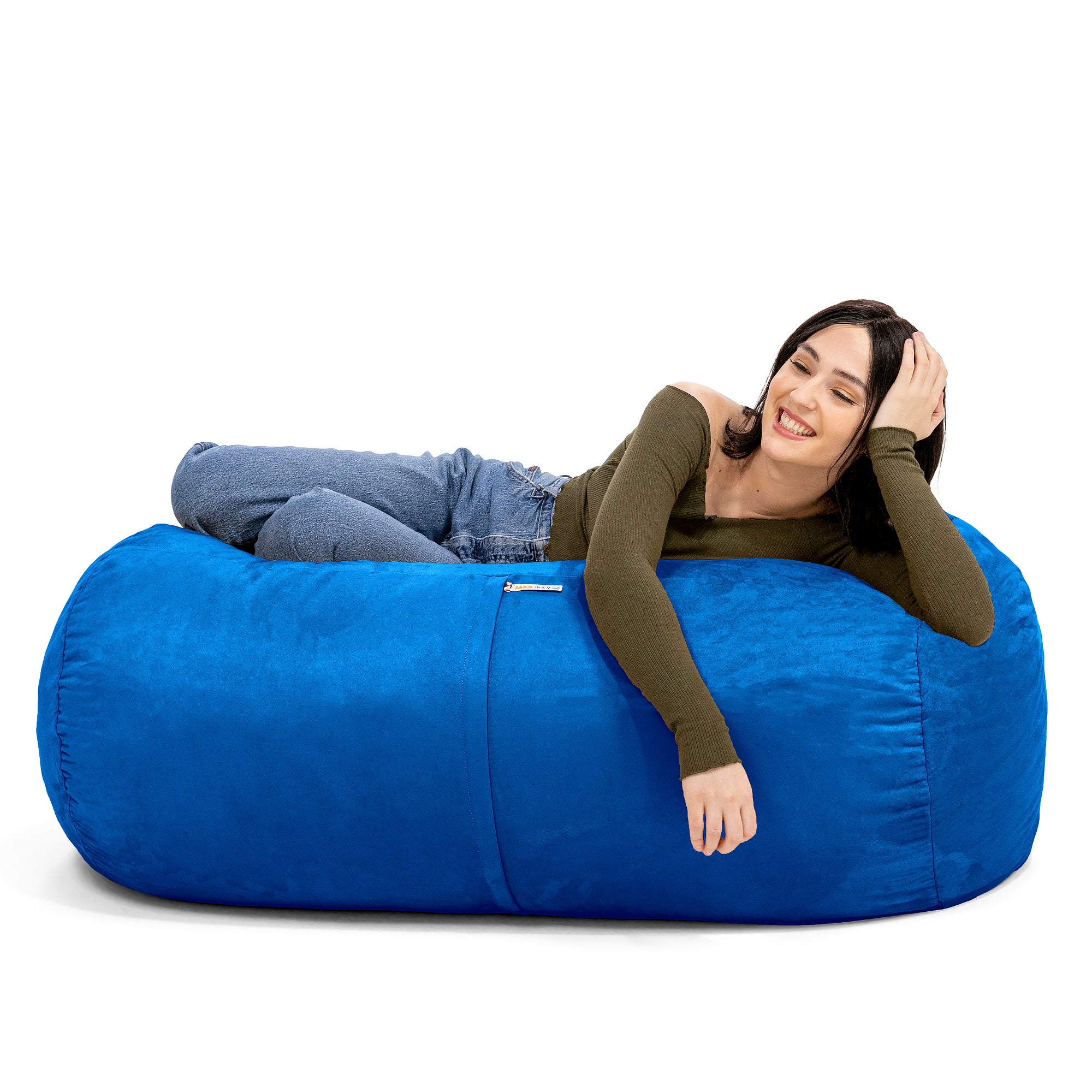 Jaxx Sofa Saxx 4-foot Bean Bag Lounger, Blueberry