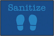Blue Shoes Sanitize Rug - 3ft x 4ft 6in - Rectangle