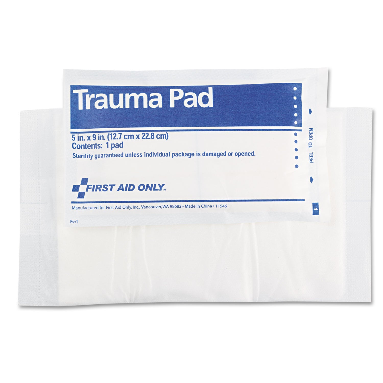 - 5" Width x 9" Length - White - 1 Pack
