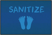 Blue Stand & Sanitize Rug - 3ft x 4ft 6in - Rectangle