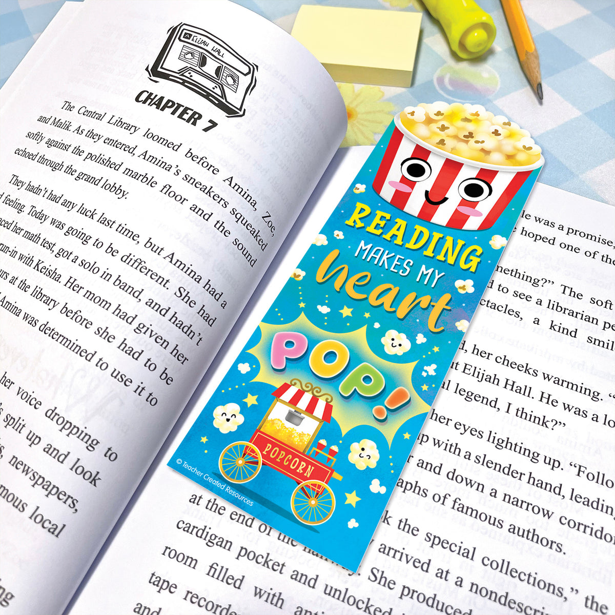 POPCORN SMELLY BOOKMARKS