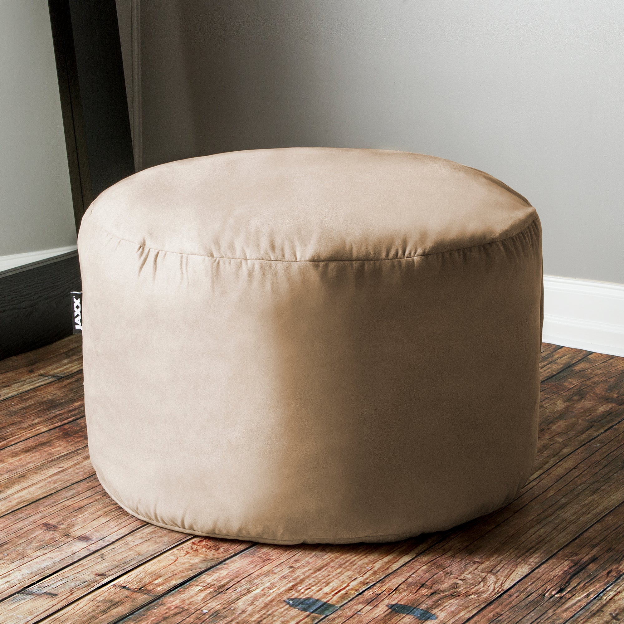 Jaxx Saxx 3 Foot Bean Bag Chair with Removable Cover, Camel