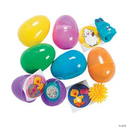 Bright Toy Filled Eggs - 24 Pieces