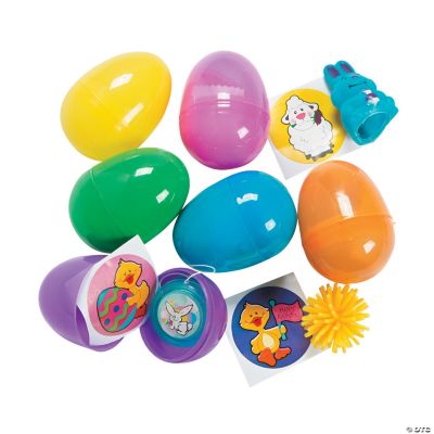 Bright Toy Filled Eggs - 24 Pieces