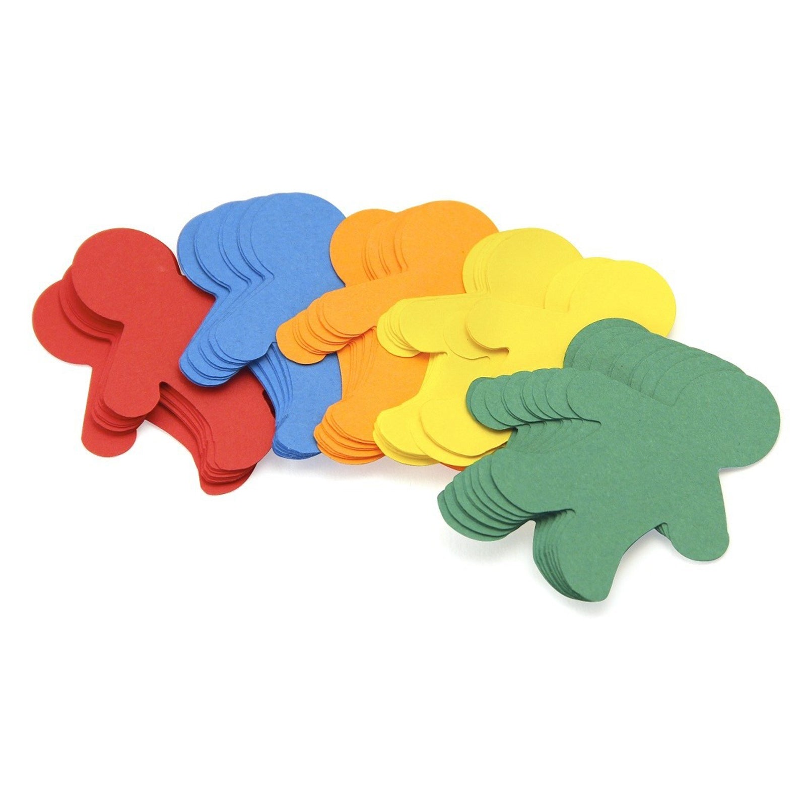 Bright Family Cutouts - Assorted Color Cardstock - 2" Mini-100 count