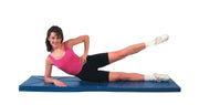 Cando Exercise Mat - Non Folding - 2" Pu Foam With Cover - 2' X 4' - Color Royal