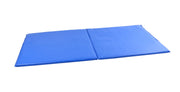 Cando Exercise Mat - Center Fold - 1" Pu Foam With Cover - 2' X 4' - Color Royal