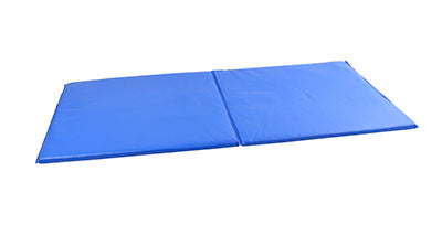 Cando Exercise Mat - Center Fold - 2" Envirosafe Foam With Cover - 2' X 6' - Color Royal