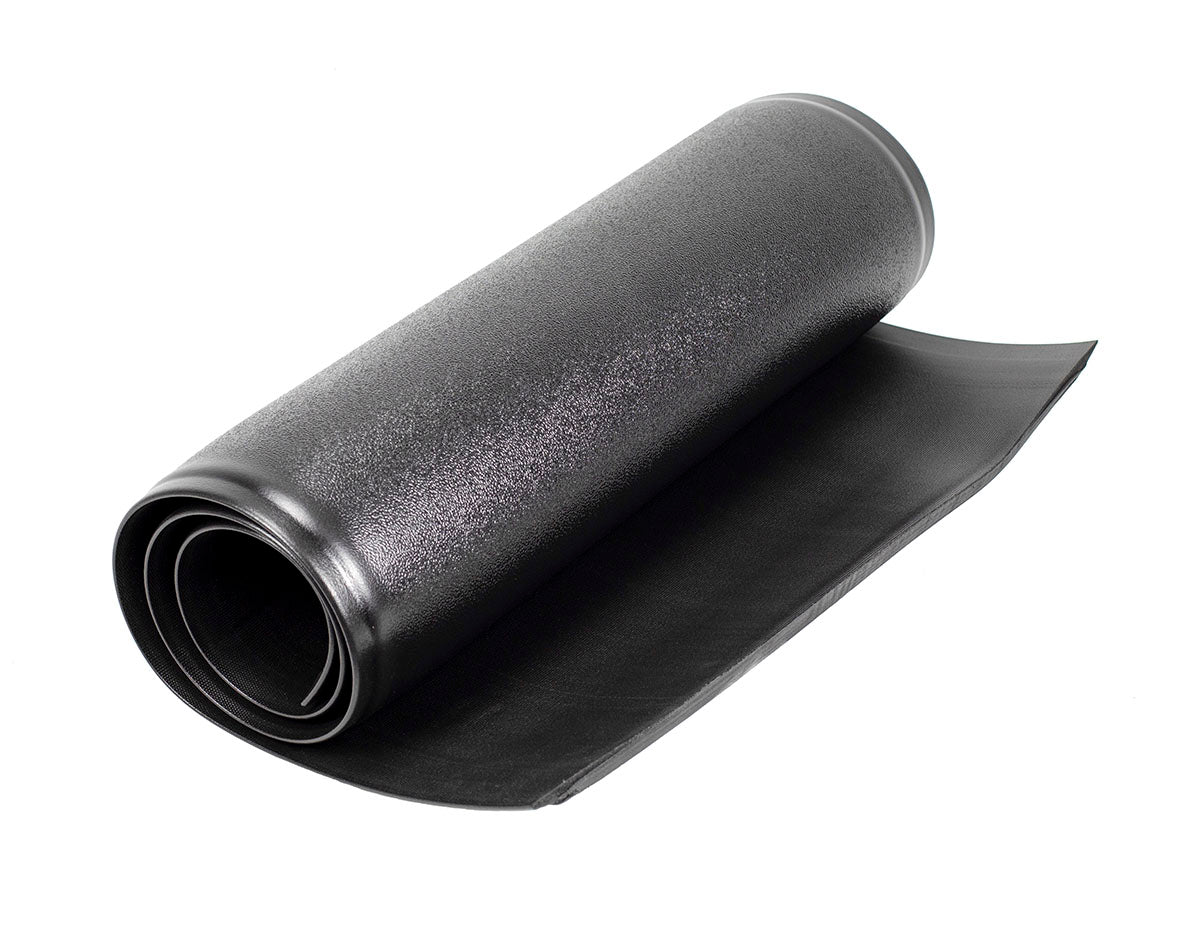 FabSafe Anti-Slip Fall Mat, 70" L x 29" W x 5/8" D, Black