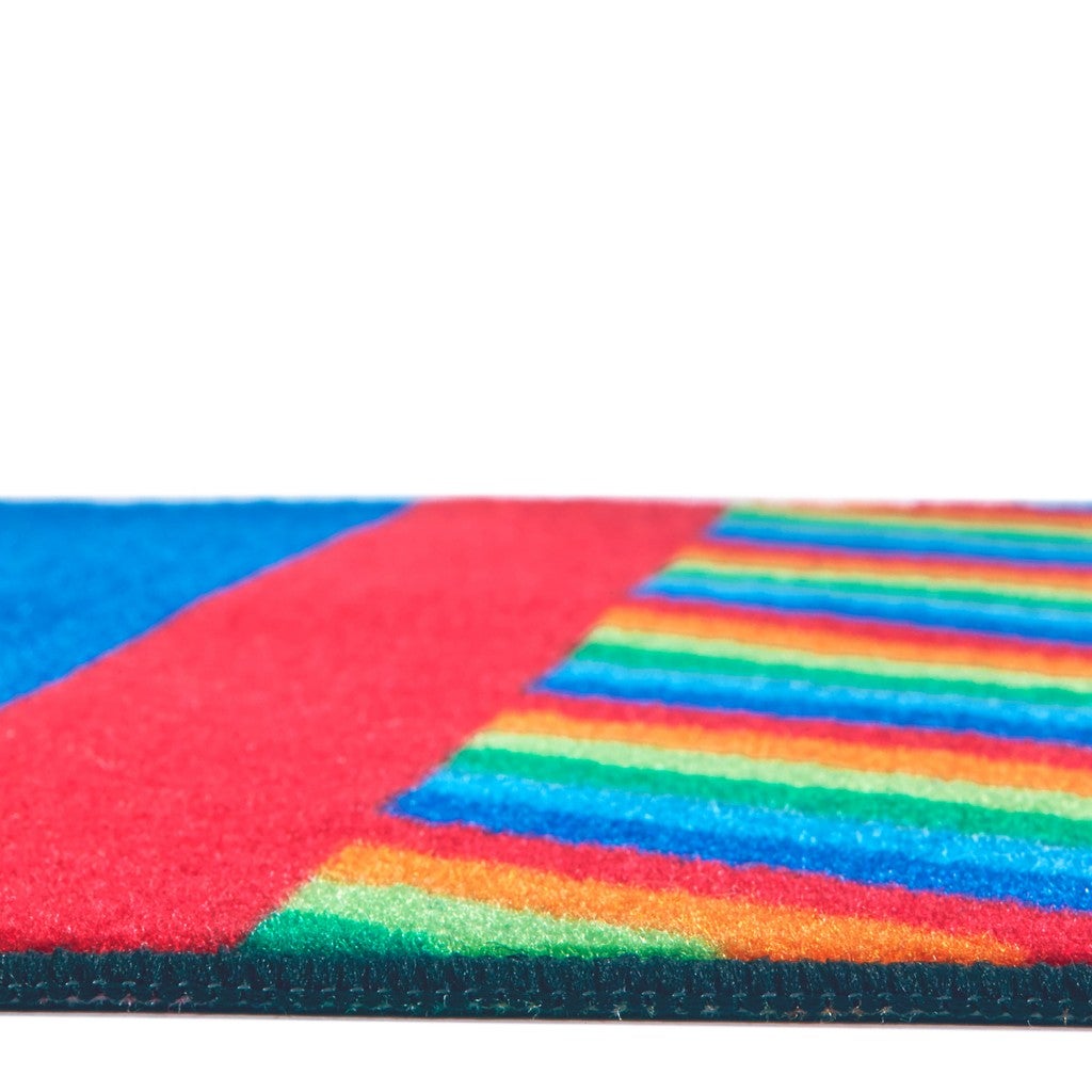 Rainbow Striped Sanitize Rug - 3ft x 12ft - Runner - Multi