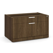 OfficeSource Variant 2 Drawer Cabinet - Modern Walnut