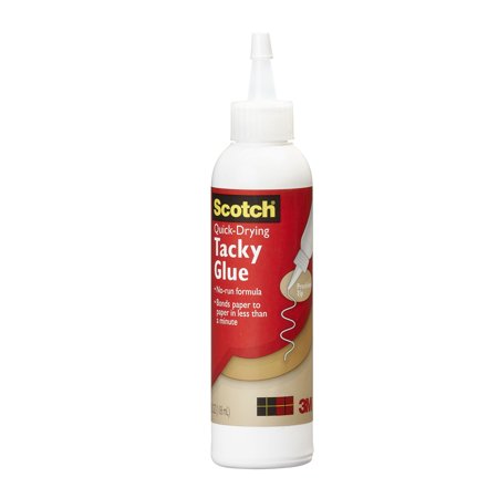 Scotch Quick-Drying Tacky White Glue, 4 Oz.