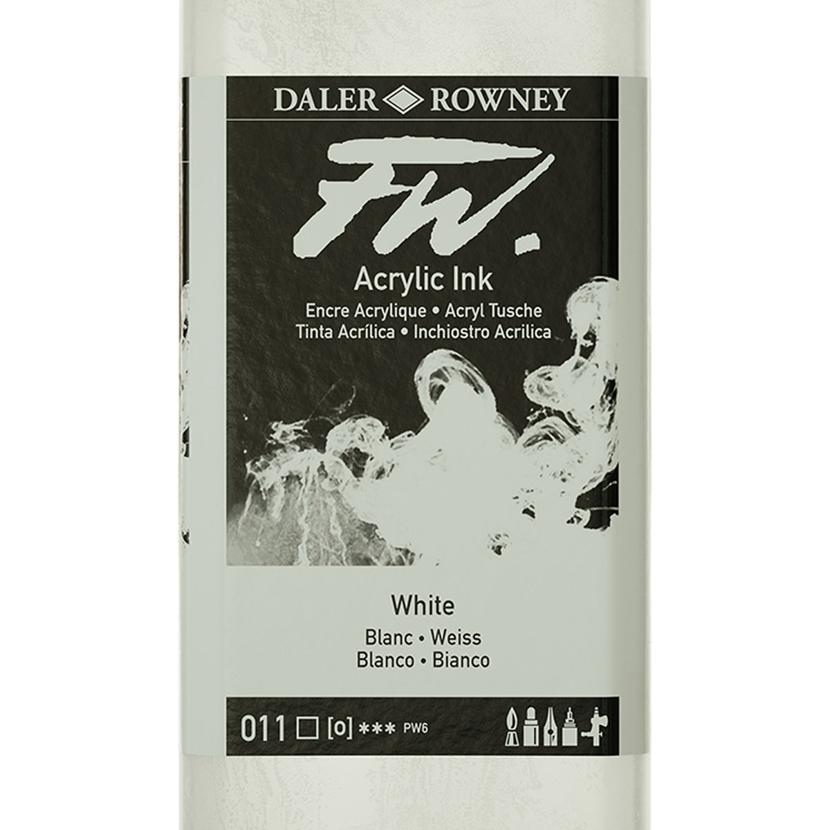 FW ACRYLIC INK WHITE 180ML