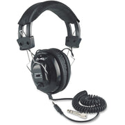 AmpliVox Deluxe Stereo Headphones W/Mono Volume Control, Black, SL1002