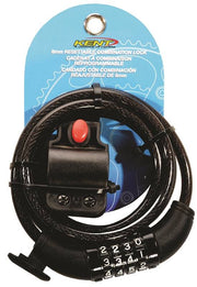 Combo Lock, Vinyl, Black