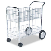 200 lb Load Capacity - 4 Casters - 6" , 4" Caster Size - Steel - 21.50" Width x 37.50" Depth x 39.50" Height - Chrome - 1 Each