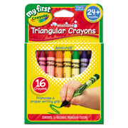 My First Crayola Washable Triangular Crayons 16ct.