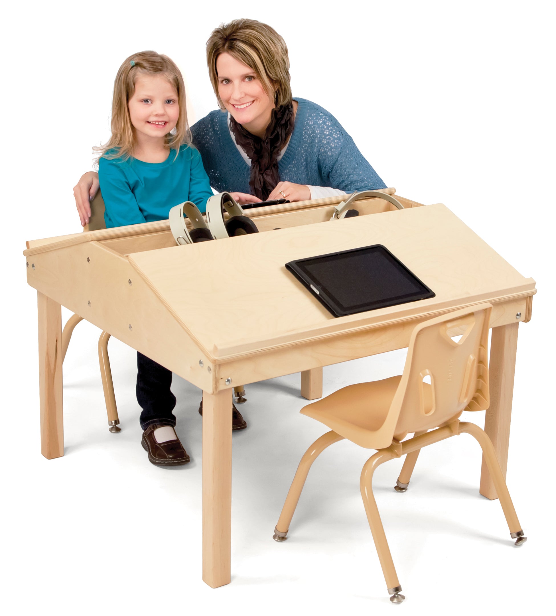Jonti-Craft® Quad Tablet And Reading Table - 24.5" High