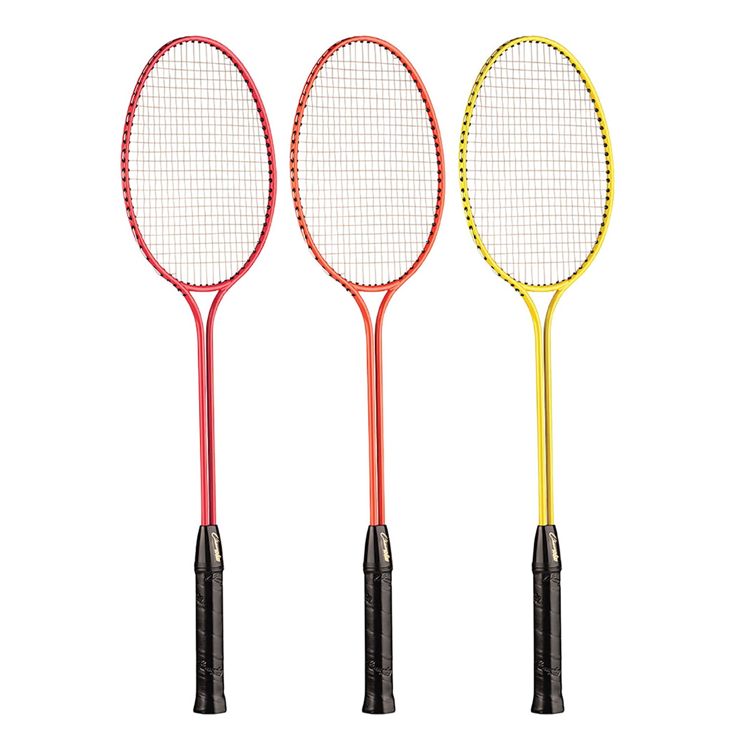 Tempered Steel Twin Shaft Badminton Racket Set