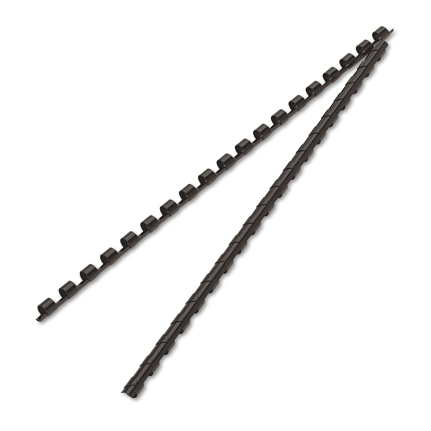 0.3" Height x 10.8" Width x 0.3" Depth - 0.25" Maximum Capacity - 20 x Sheet Capacity - For Letter 8 1/2" x 11" Sheet - 19 x Rings - Round - Black - Plastic - 25 / Pack