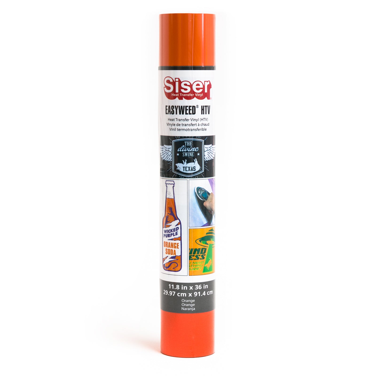 Easyweed HTV Heat Transfer Vinyl, 36", Orange