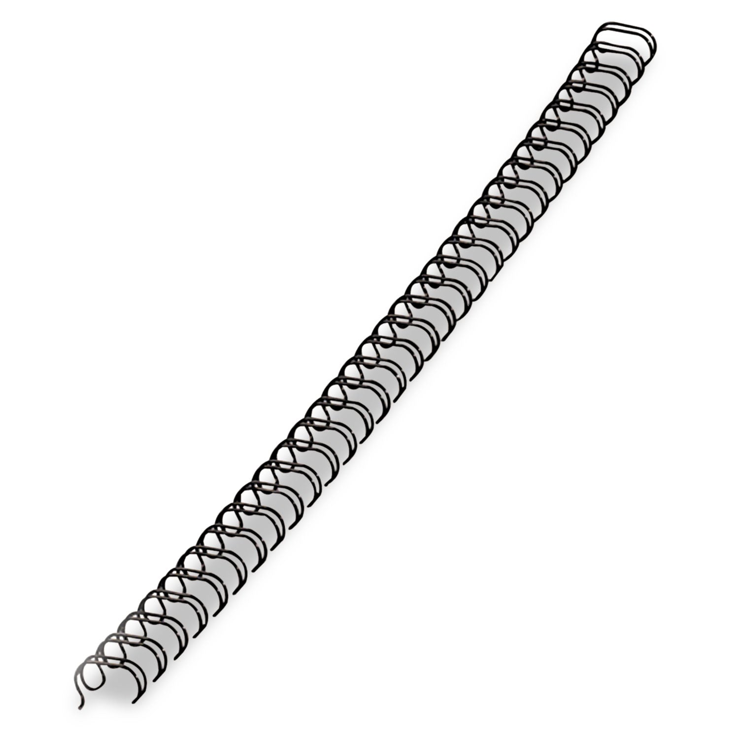 Fellowes Double-Loop Wire Binding Combs - 10.5" Height x 0.5" Width x 0.4" Depth - 0.31" Maximum Capacity - 50 x Sheet Capacity - Round - Black - 25 / Pack